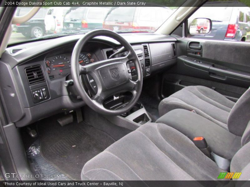 Graphite Metallic / Dark Slate Gray 2004 Dodge Dakota Sport Club Cab 4x4