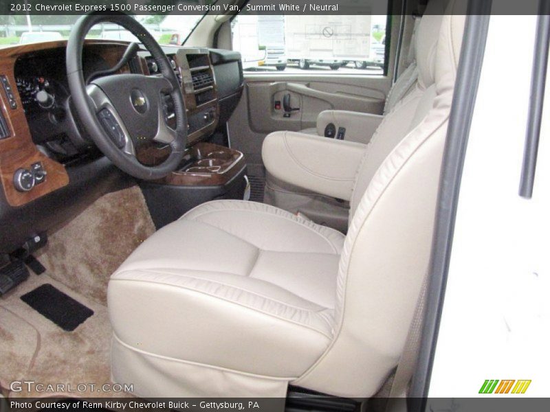 Summit White / Neutral 2012 Chevrolet Express 1500 Passenger Conversion Van