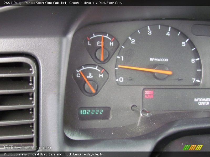 Graphite Metallic / Dark Slate Gray 2004 Dodge Dakota Sport Club Cab 4x4