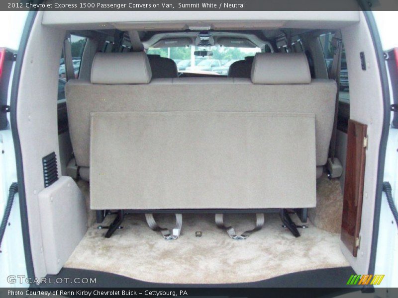 Summit White / Neutral 2012 Chevrolet Express 1500 Passenger Conversion Van