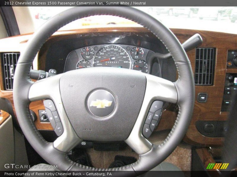  2012 Express 1500 Passenger Conversion Van Steering Wheel