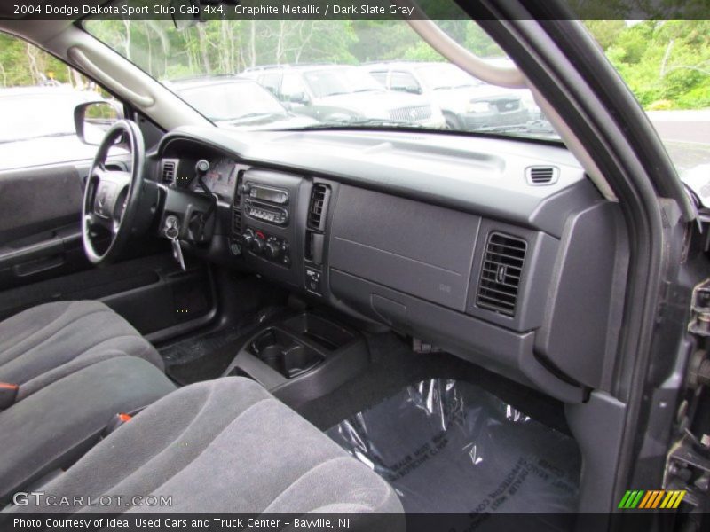 Graphite Metallic / Dark Slate Gray 2004 Dodge Dakota Sport Club Cab 4x4