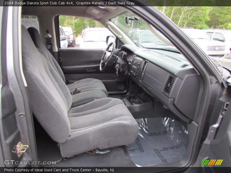 Graphite Metallic / Dark Slate Gray 2004 Dodge Dakota Sport Club Cab 4x4