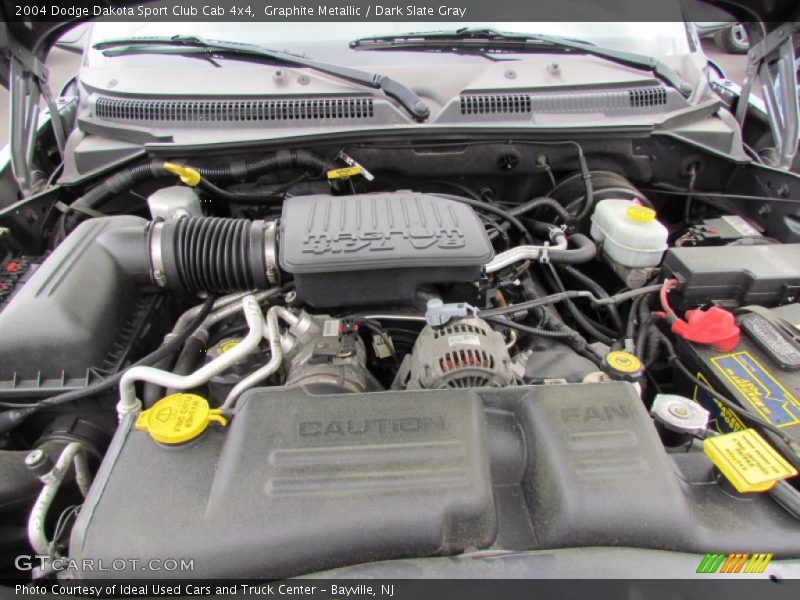Graphite Metallic / Dark Slate Gray 2004 Dodge Dakota Sport Club Cab 4x4