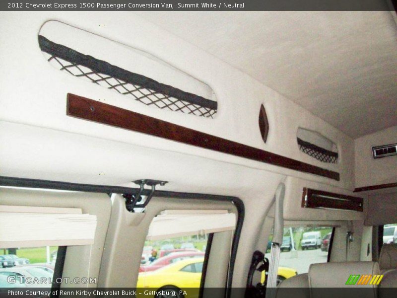 Summit White / Neutral 2012 Chevrolet Express 1500 Passenger Conversion Van