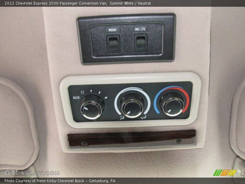 Summit White / Neutral 2012 Chevrolet Express 1500 Passenger Conversion Van
