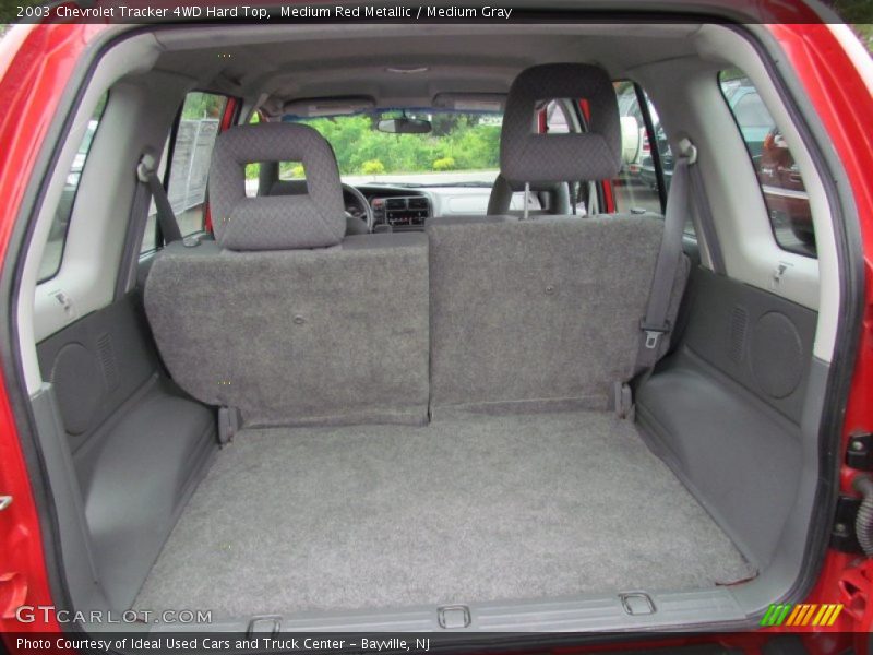 Medium Red Metallic / Medium Gray 2003 Chevrolet Tracker 4WD Hard Top