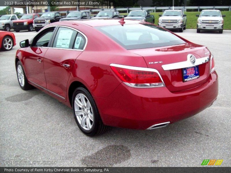 Crystal Red Tintcoat / Ebony 2012 Buick LaCrosse FWD