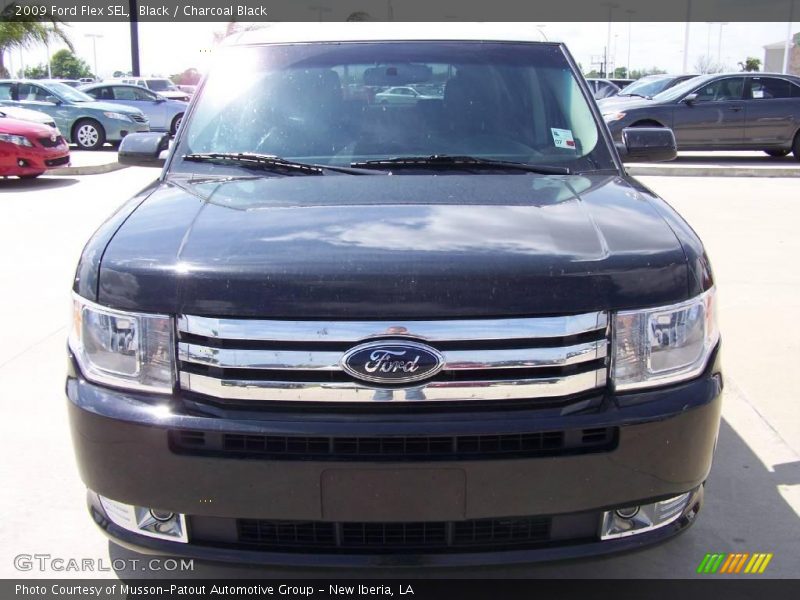 Black / Charcoal Black 2009 Ford Flex SEL