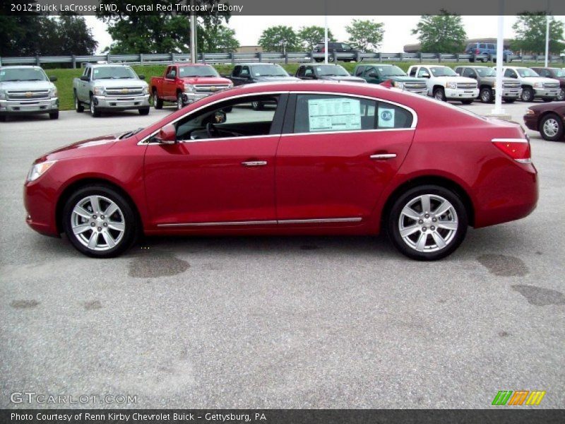 Crystal Red Tintcoat / Ebony 2012 Buick LaCrosse FWD