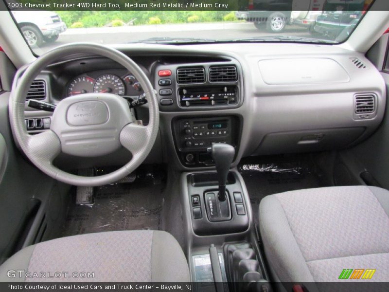 Medium Red Metallic / Medium Gray 2003 Chevrolet Tracker 4WD Hard Top