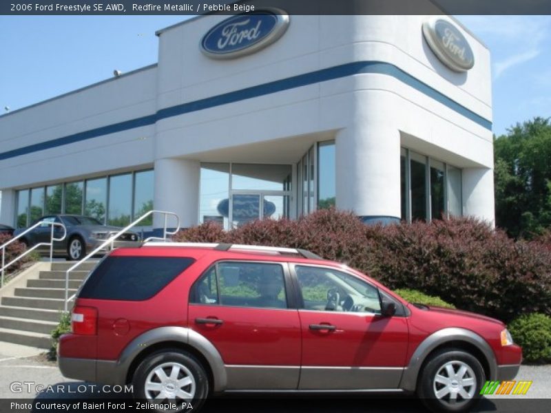 Redfire Metallic / Pebble Beige 2006 Ford Freestyle SE AWD