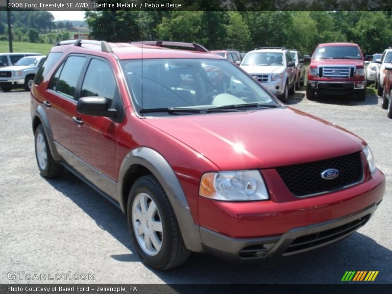 Redfire Metallic / Pebble Beige 2006 Ford Freestyle SE AWD