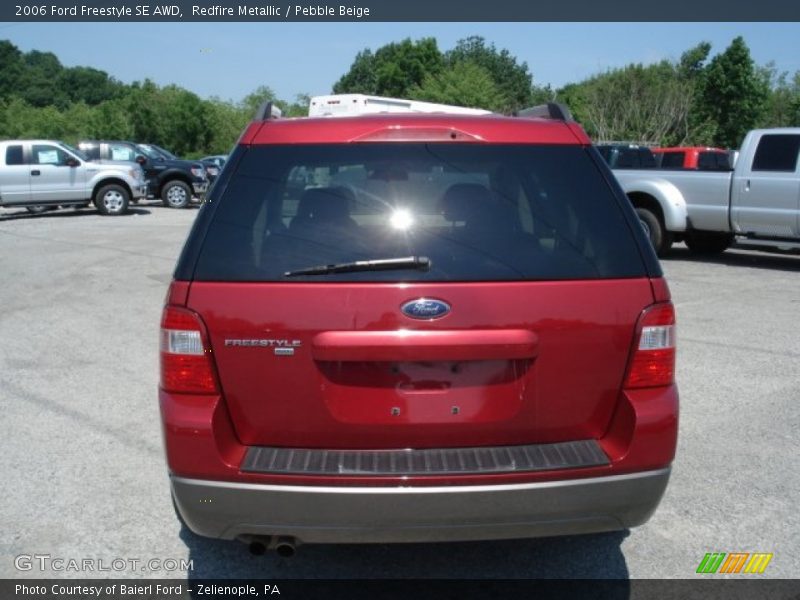 Redfire Metallic / Pebble Beige 2006 Ford Freestyle SE AWD