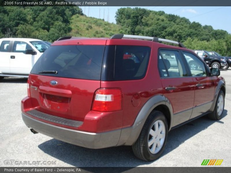 Redfire Metallic / Pebble Beige 2006 Ford Freestyle SE AWD