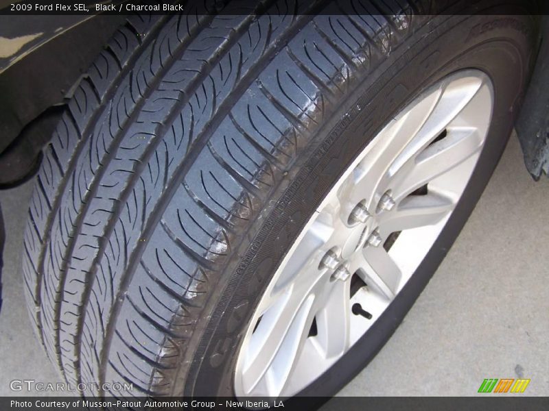 Black / Charcoal Black 2009 Ford Flex SEL