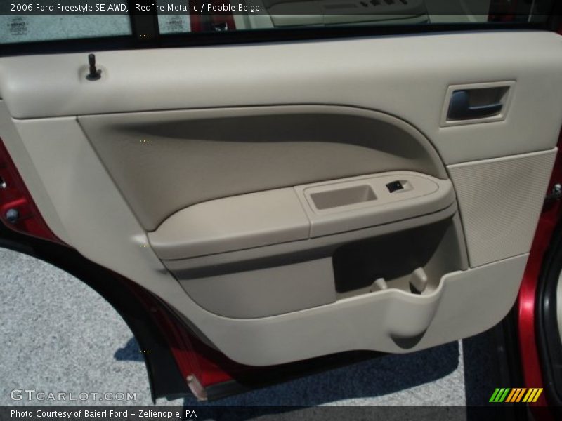 Redfire Metallic / Pebble Beige 2006 Ford Freestyle SE AWD