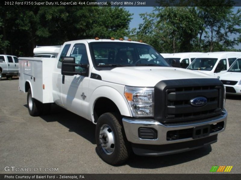 Front 3/4 View of 2012 F350 Super Duty XL SuperCab 4x4 Commercial