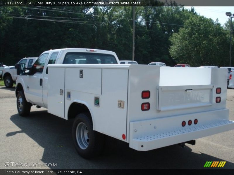 Oxford White / Steel 2012 Ford F350 Super Duty XL SuperCab 4x4 Commercial