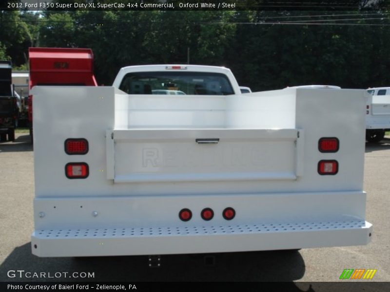 Oxford White / Steel 2012 Ford F350 Super Duty XL SuperCab 4x4 Commercial