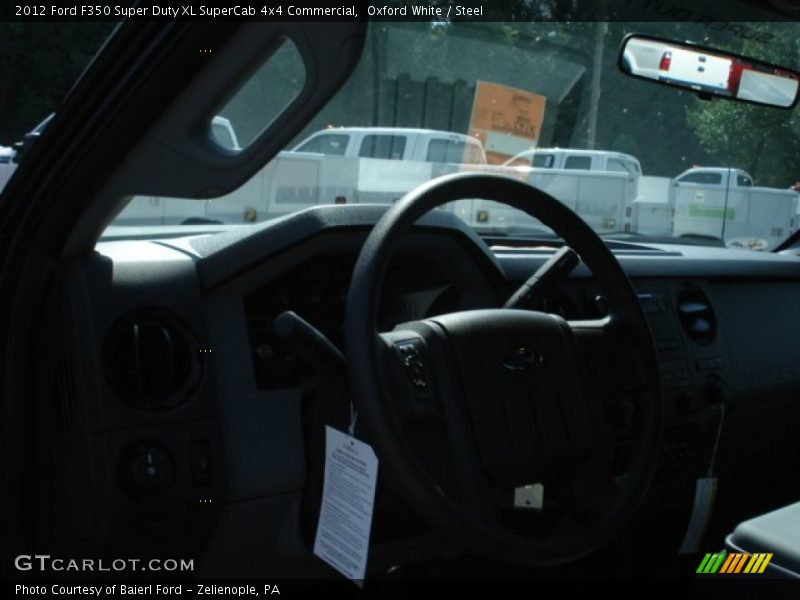 Oxford White / Steel 2012 Ford F350 Super Duty XL SuperCab 4x4 Commercial