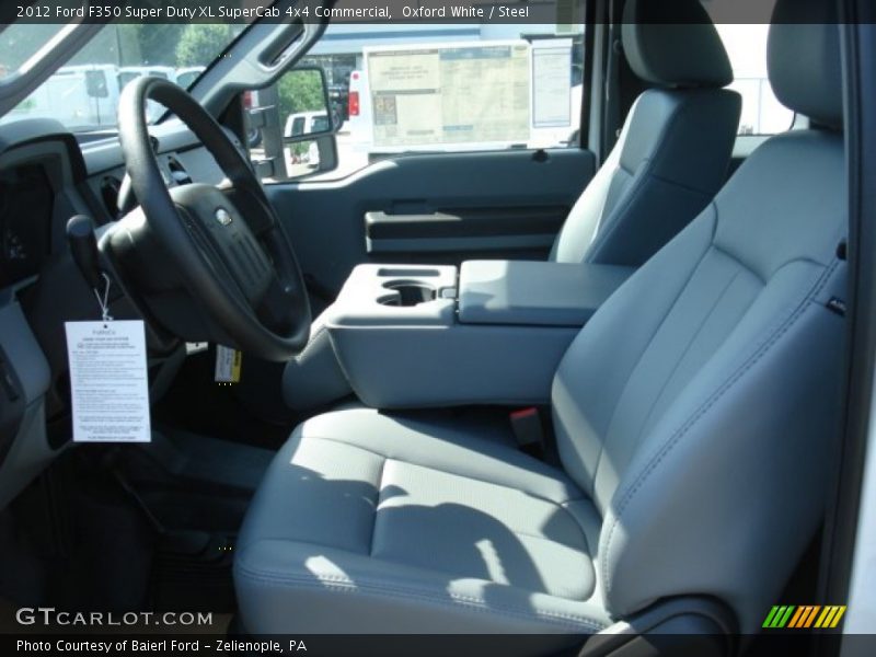 Oxford White / Steel 2012 Ford F350 Super Duty XL SuperCab 4x4 Commercial