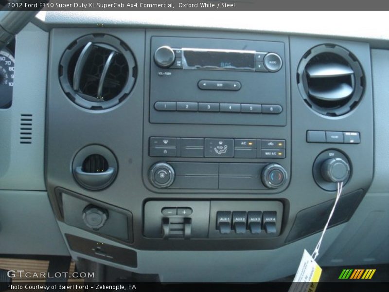 Controls of 2012 F350 Super Duty XL SuperCab 4x4 Commercial