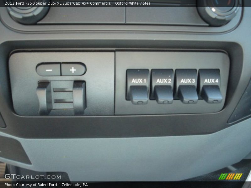 Controls of 2012 F350 Super Duty XL SuperCab 4x4 Commercial
