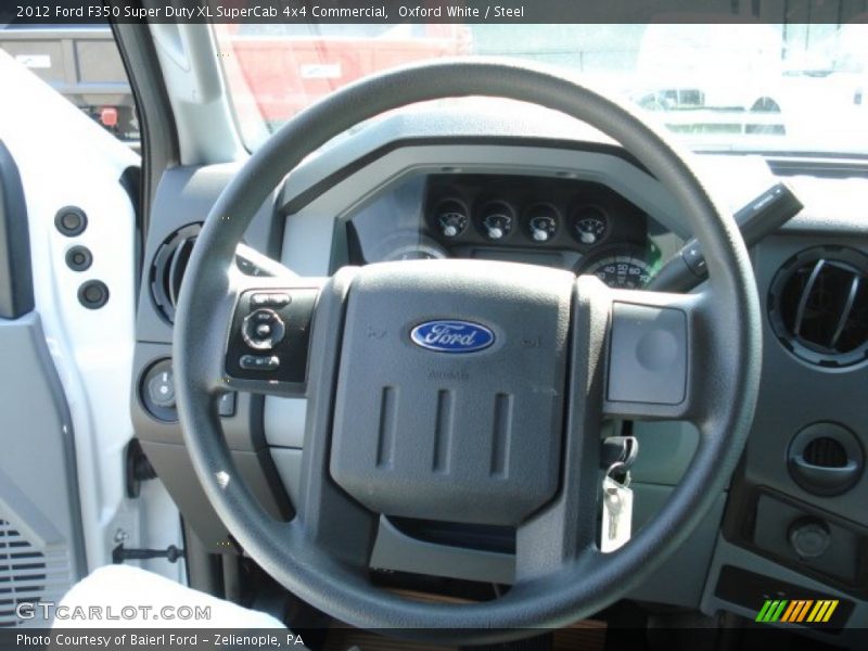  2012 F350 Super Duty XL SuperCab 4x4 Commercial Steering Wheel