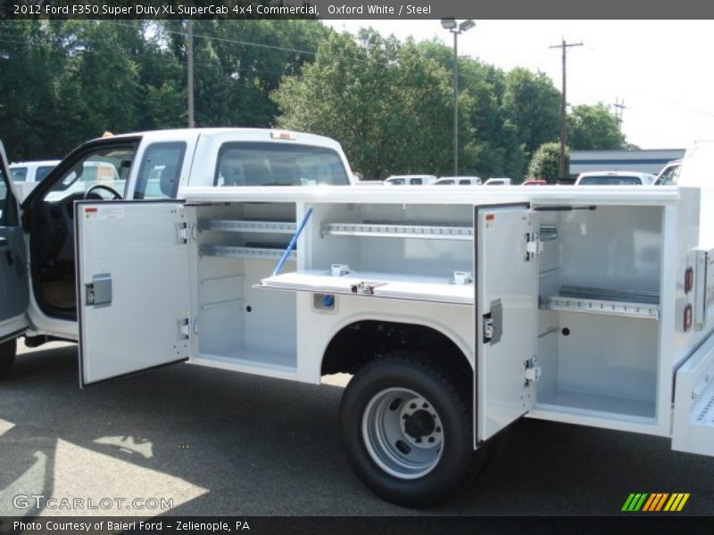 Oxford White / Steel 2012 Ford F350 Super Duty XL SuperCab 4x4 Commercial