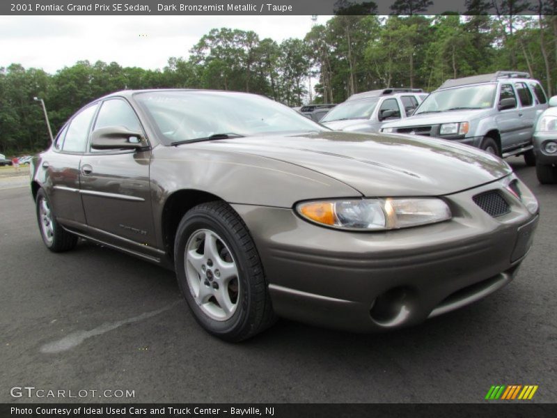 Dark Bronzemist Metallic / Taupe 2001 Pontiac Grand Prix SE Sedan