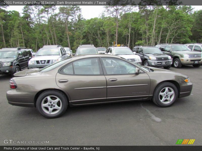 Dark Bronzemist Metallic / Taupe 2001 Pontiac Grand Prix SE Sedan