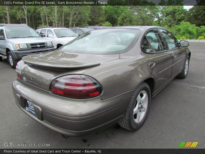 Dark Bronzemist Metallic / Taupe 2001 Pontiac Grand Prix SE Sedan