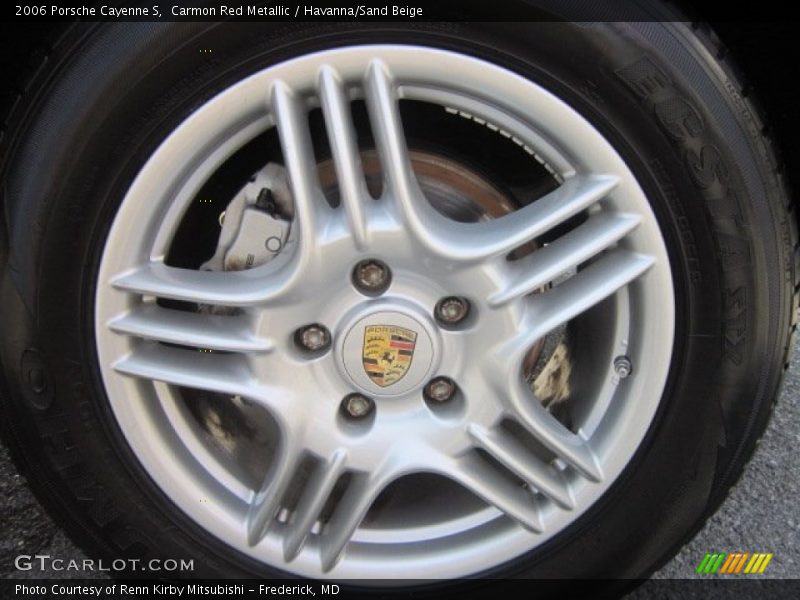 Carmon Red Metallic / Havanna/Sand Beige 2006 Porsche Cayenne S