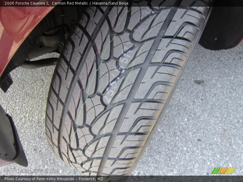 Carmon Red Metallic / Havanna/Sand Beige 2006 Porsche Cayenne S