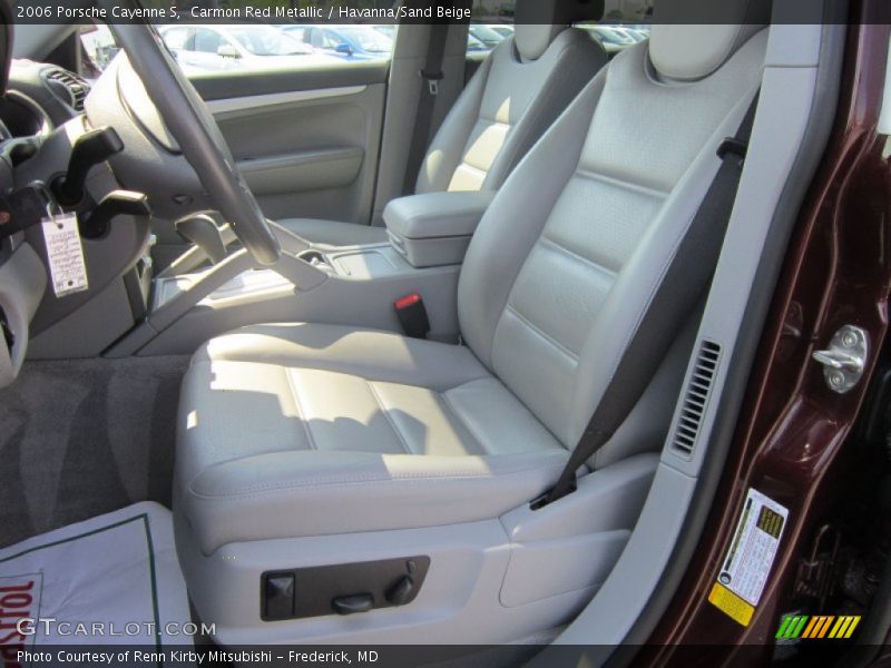 Carmon Red Metallic / Havanna/Sand Beige 2006 Porsche Cayenne S