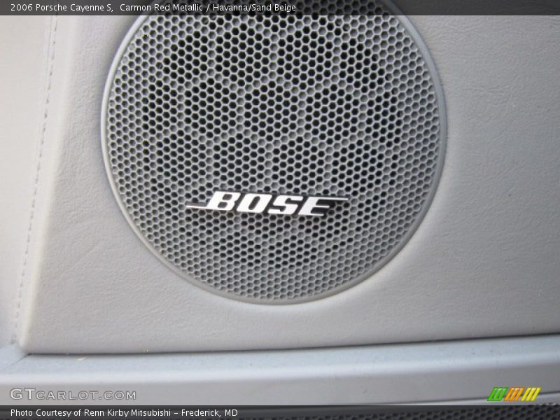 Carmon Red Metallic / Havanna/Sand Beige 2006 Porsche Cayenne S