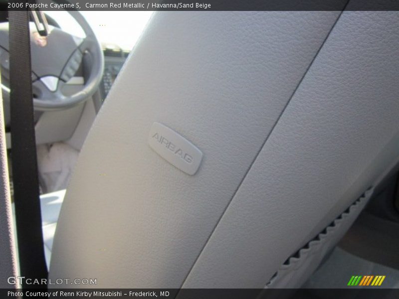 Carmon Red Metallic / Havanna/Sand Beige 2006 Porsche Cayenne S