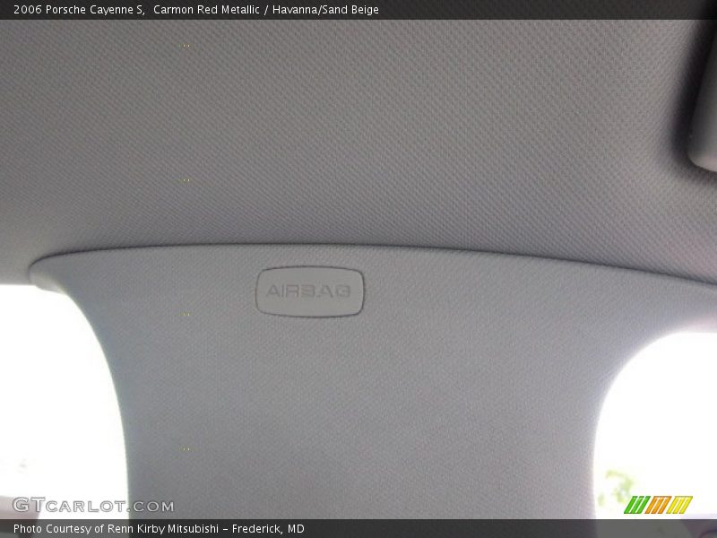 Carmon Red Metallic / Havanna/Sand Beige 2006 Porsche Cayenne S