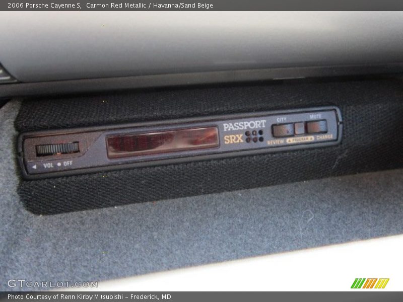 Carmon Red Metallic / Havanna/Sand Beige 2006 Porsche Cayenne S