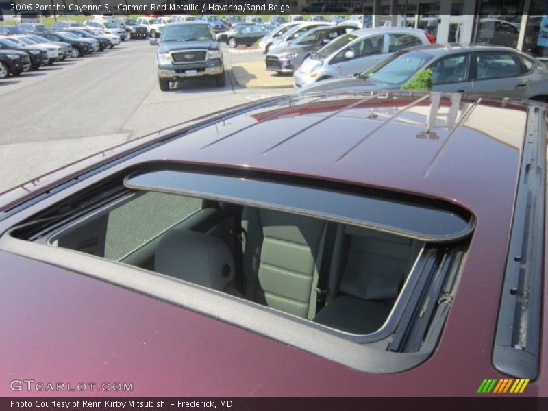 Carmon Red Metallic / Havanna/Sand Beige 2006 Porsche Cayenne S