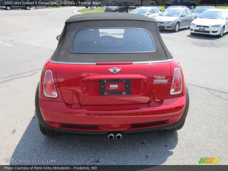 Chili Red / Panther Black 2005 Mini Cooper S Convertible