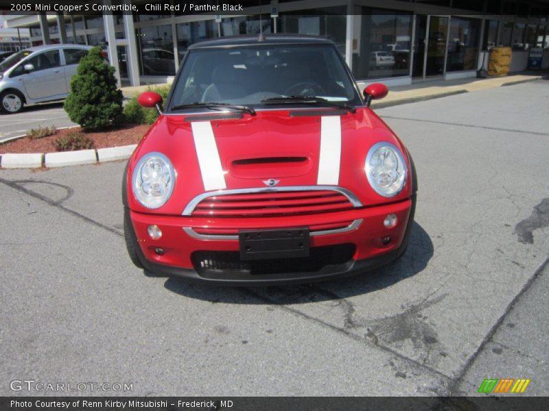 Chili Red / Panther Black 2005 Mini Cooper S Convertible