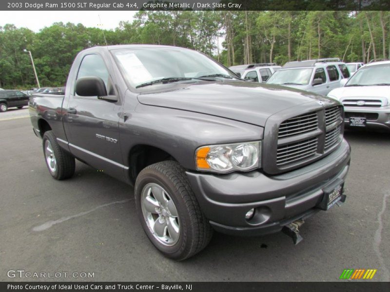 Graphite Metallic / Dark Slate Gray 2003 Dodge Ram 1500 SLT Regular Cab 4x4