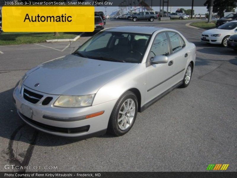 Silver Metallic / Slate Gray 2005 Saab 9-3 Linear Sport Sedan