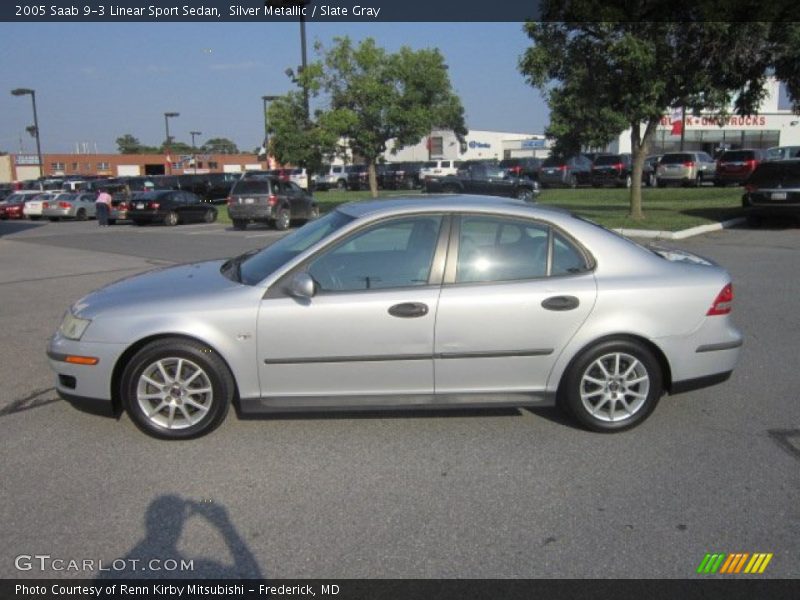 Silver Metallic / Slate Gray 2005 Saab 9-3 Linear Sport Sedan