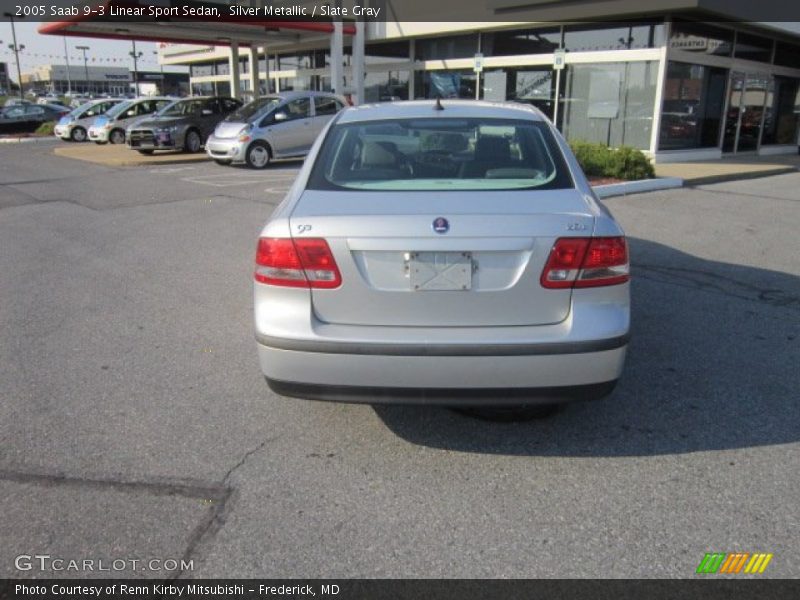 Silver Metallic / Slate Gray 2005 Saab 9-3 Linear Sport Sedan