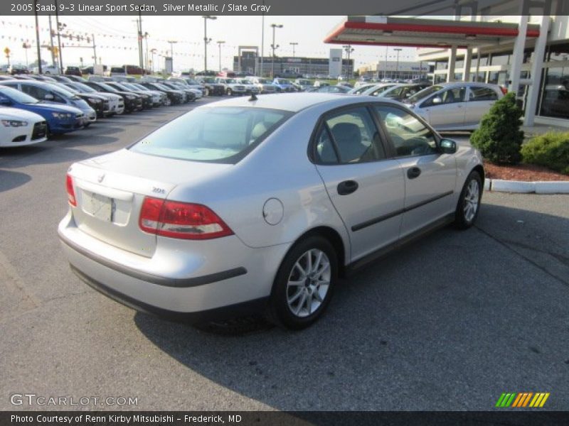 Silver Metallic / Slate Gray 2005 Saab 9-3 Linear Sport Sedan