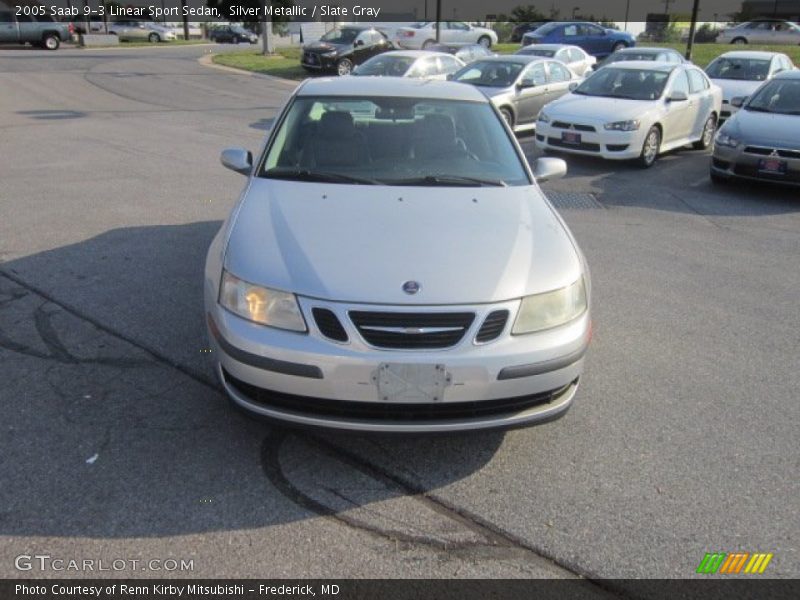Silver Metallic / Slate Gray 2005 Saab 9-3 Linear Sport Sedan