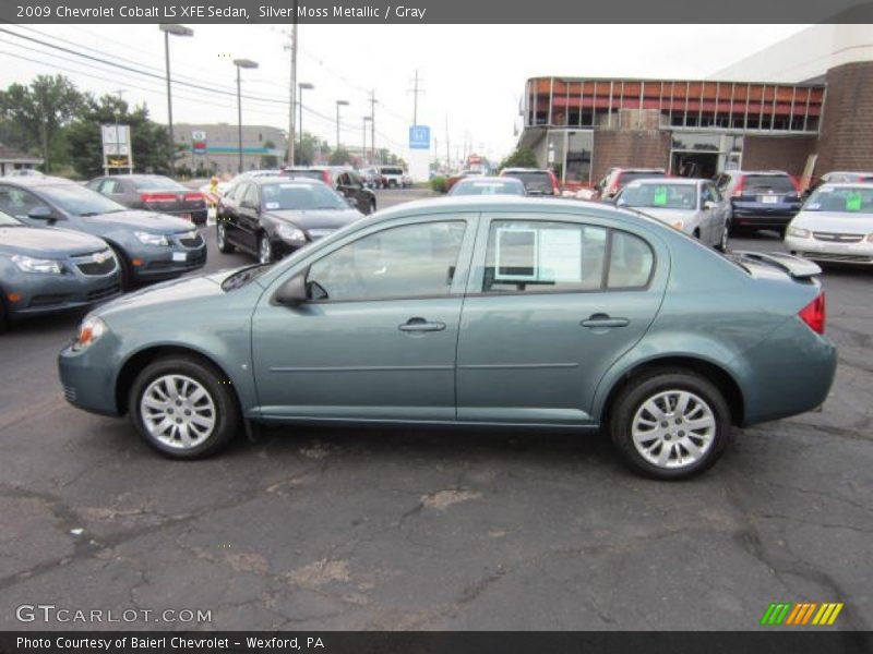 Silver Moss Metallic / Gray 2009 Chevrolet Cobalt LS XFE Sedan